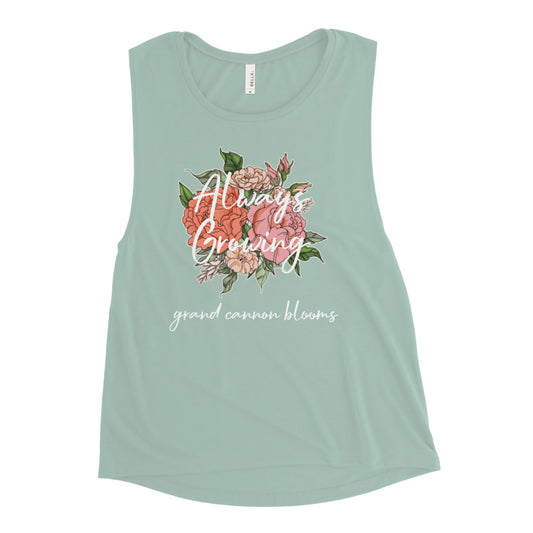 Always growing ladies’ muscle tank